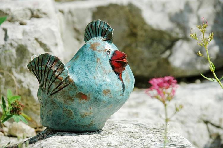 Huhn f�r Gartenmauer