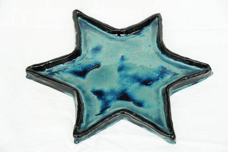 Keramikstern f�r Weihnachtsgeb�ck
