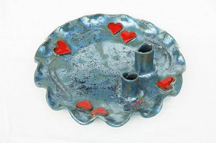 Schale f�r Adventsgesteck